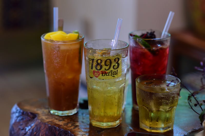 Interior of a modern Dions franchise location with warm lighting